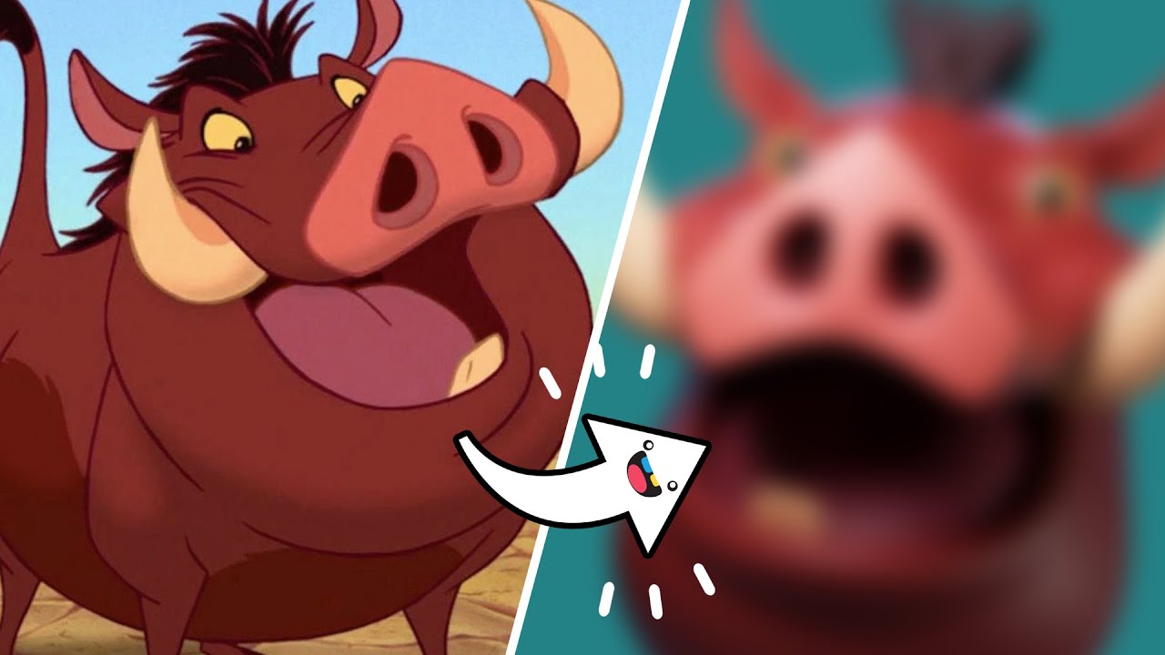 3D Sculpting Disney's Pumbaa 🐗
