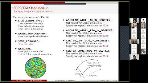 SPIN Short Course - Computational Seismology - SPECFEM