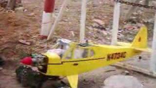 Hb .40 Engine Germany On Rc Piper Cub
