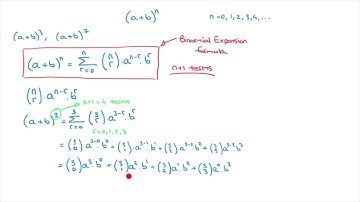 Binomial Expansions Formula - How the formula works - Tutorial 1