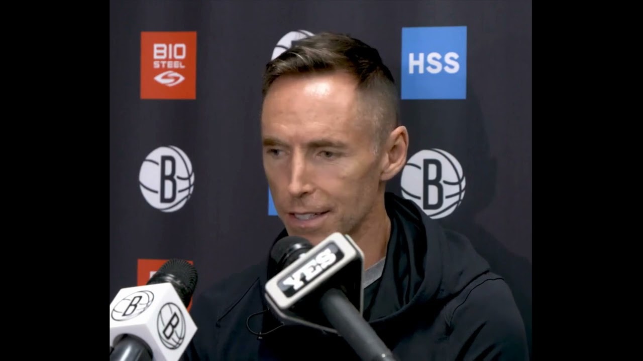 Coach Steve Nash Practice Report Nets vs Bucks Opener YouTube