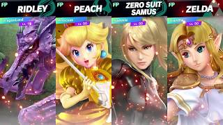 Super Smash Bros. Ultimate - Leveling up my Ridley Amiibo 1 (Description Please)