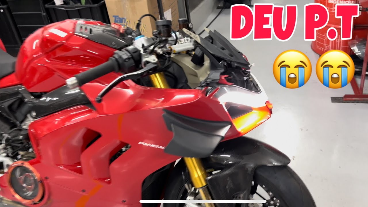A TRETA ACABOU | DERAM P.T NA MINHA DUCATI V4S DEPOIS DE 70 DIAS