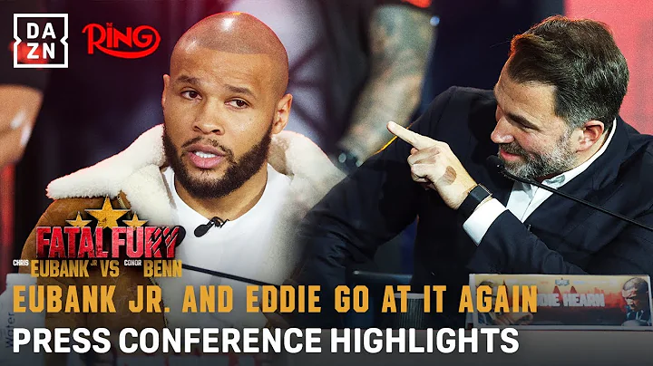 Chris Eubank Jr. goes at it with Eddie Hearn | Press Conference at Tottenham Hotspur Stadium