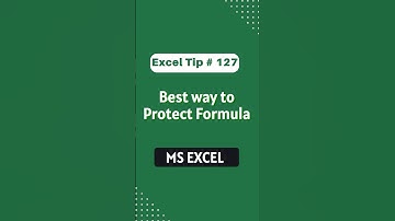 The SECRET to LOCKING Cells and PROTECTING Sheets in Excel #shorts #exceltips #exceltricks