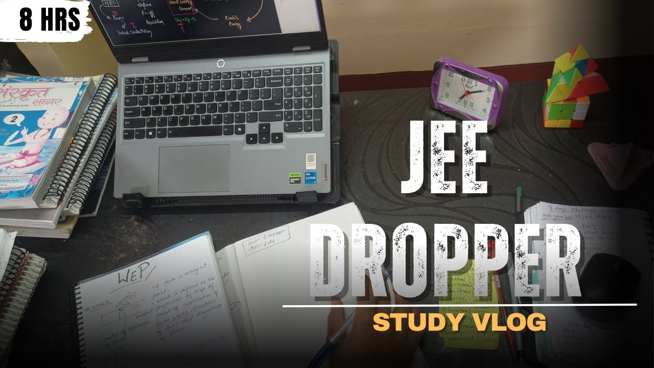 DAY - 05 Life As a JEE Dropper Study Vlog || JEE Journey || life of Jee ...