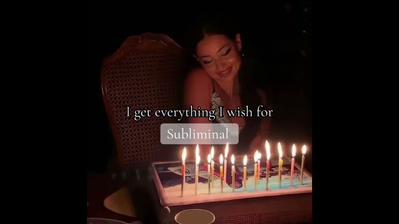I get EVERYTHING I wish for ✨🖤 Subliminal 