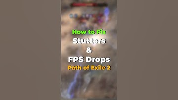 How to Fix Stutters & FPS Drops in Path of Exile 2 #shorts