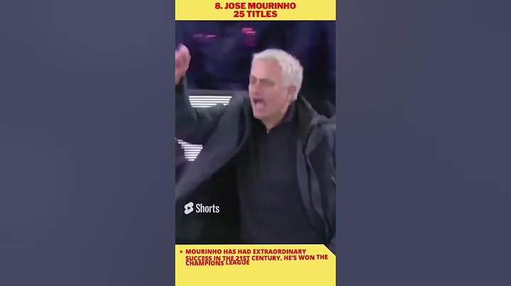 Football Managers with the most trophies 2022 Pt. 1 #shorts