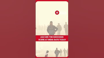 Delhi Gasping for Air: India Gate Vanishes in Toxic Smog With AQI At 346