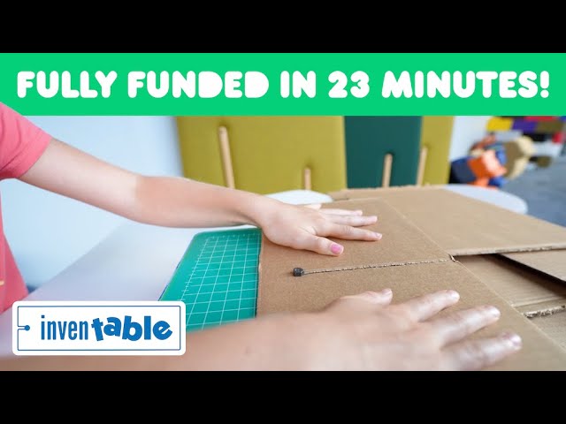 A Kickstarter Project We Love: InvenTable A Kid-Safe Power Tool For Cutting  Cardboard 