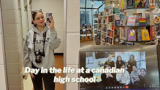 Vlog| Day in the life at a canadian high school 🏫