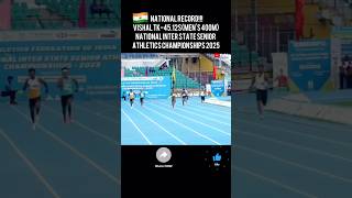 New National Record 400Mt.