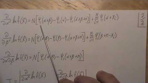 Maximum Likelihood Estimators Beta Binomial Distribution