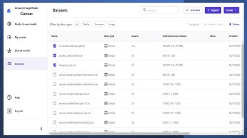 Hands-On - Getting Started with Amazon SageMaker Canvas