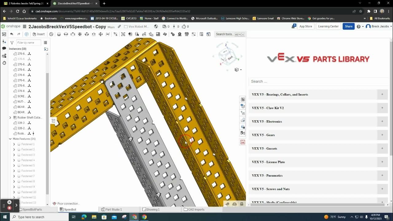 Import vex parts into onshape youtube