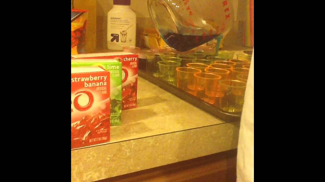 How to Make Nonalcoholic Jello Shots! YouTube