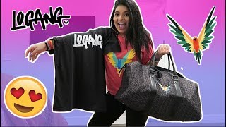 Unboxing LOGAN PAUL Merch!!! (spent 200$+)