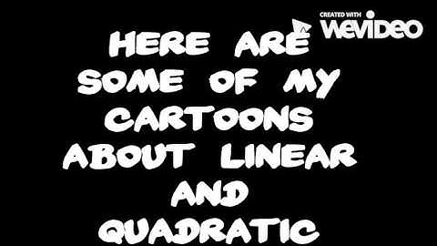 Creating cartoons of Linear and Quadratic functions- Stem SOS PBL level 2 project