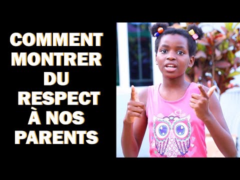 Vidéo: Comment Montrer Du Respect
