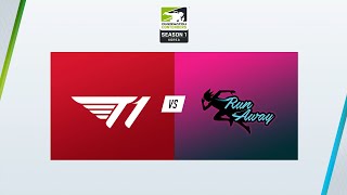 T1 vs Runaway ㅣ2021 컨텐더스 코리아 시…