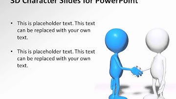 CrystalGraphics 3D Character Slides for PowerPoint - Handshake
