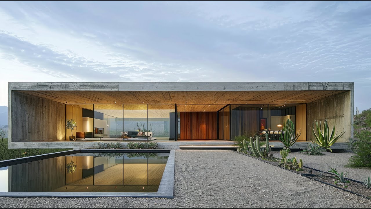 Modern Single Story Concrete Homes with Practical Floor Plans