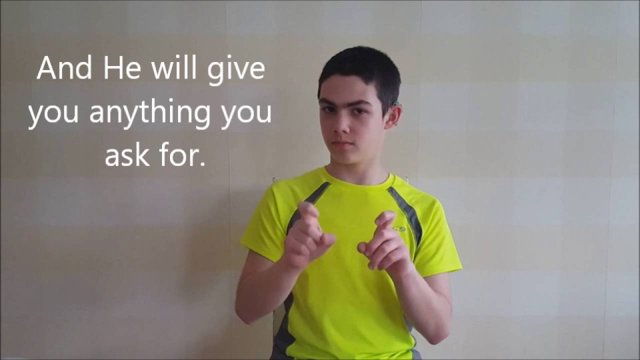 ASL Bible Verses for Beginners YouTube