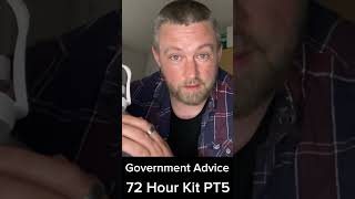 Pt5 Gov 72hr Emergency Kit Advice #prepper #resilient #survival
