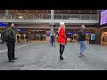 4k Granate Travelling, sightseeing histiric #Bern, #Switzerland, short coat, thigh high boots