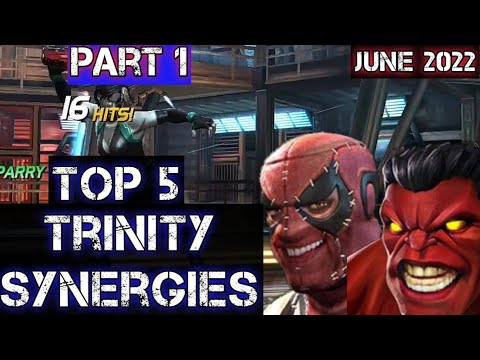 Top 5 Trinity Synergy Team in MCOC Part 1 || Marvel Contest of Champions |June 2022| Best Synergies