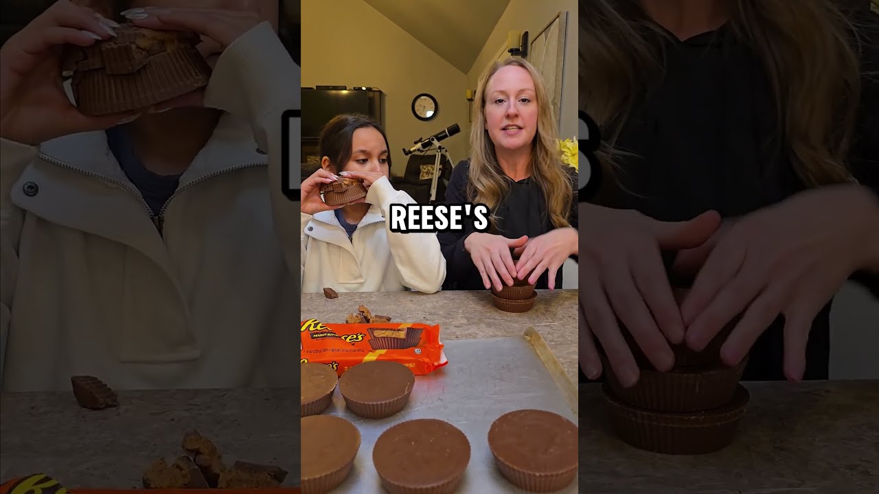 World Record Resses Peanut Butter Cup Shorts Short Funny Food Youtubeshorts Trending Bigback