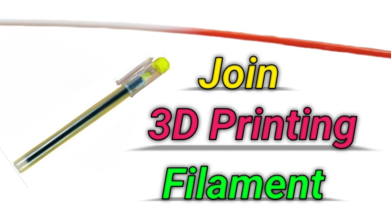 Join 3D Printing Filament - YouTube