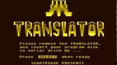 ATARI 8BIT XL XE ATARI TRANSLATOR XLATOR IN TWO DISKS PROBLEM 600 ATARI 8BIT XL XE 400 600 800 1200