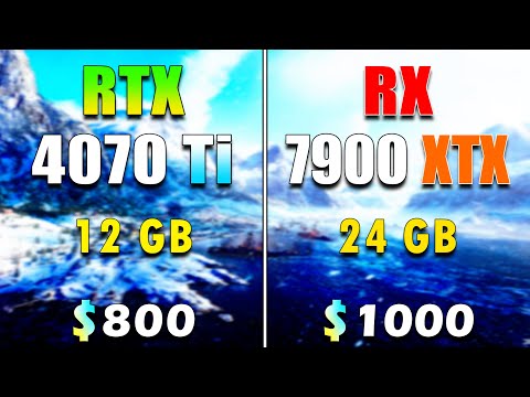RTX 4070 Ti vs RX 7900 XTX | PC Gameplay Benchmark Tested