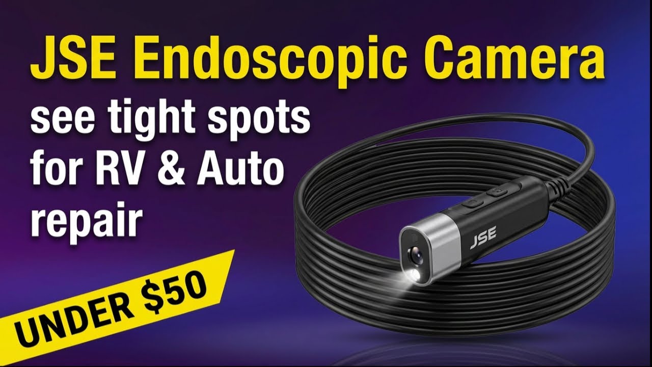 Обзор эндоскопической камеры JSE для ремонта автодомов.