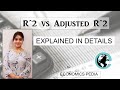 39 r2 and adjusted r2  statistics  important concept  explained in details  eco h