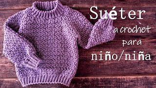 Crochet sweater for boys/girls - Step by step and SUPER EASY! screenshot 2