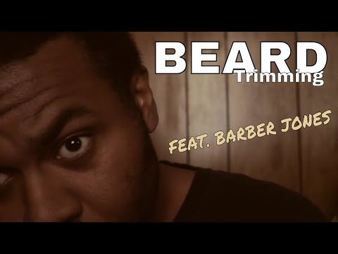 ASMR Beard Cutting, Trimming & Grooming with BARBER JONES | Haircut | Scissor & Clipper Sounds