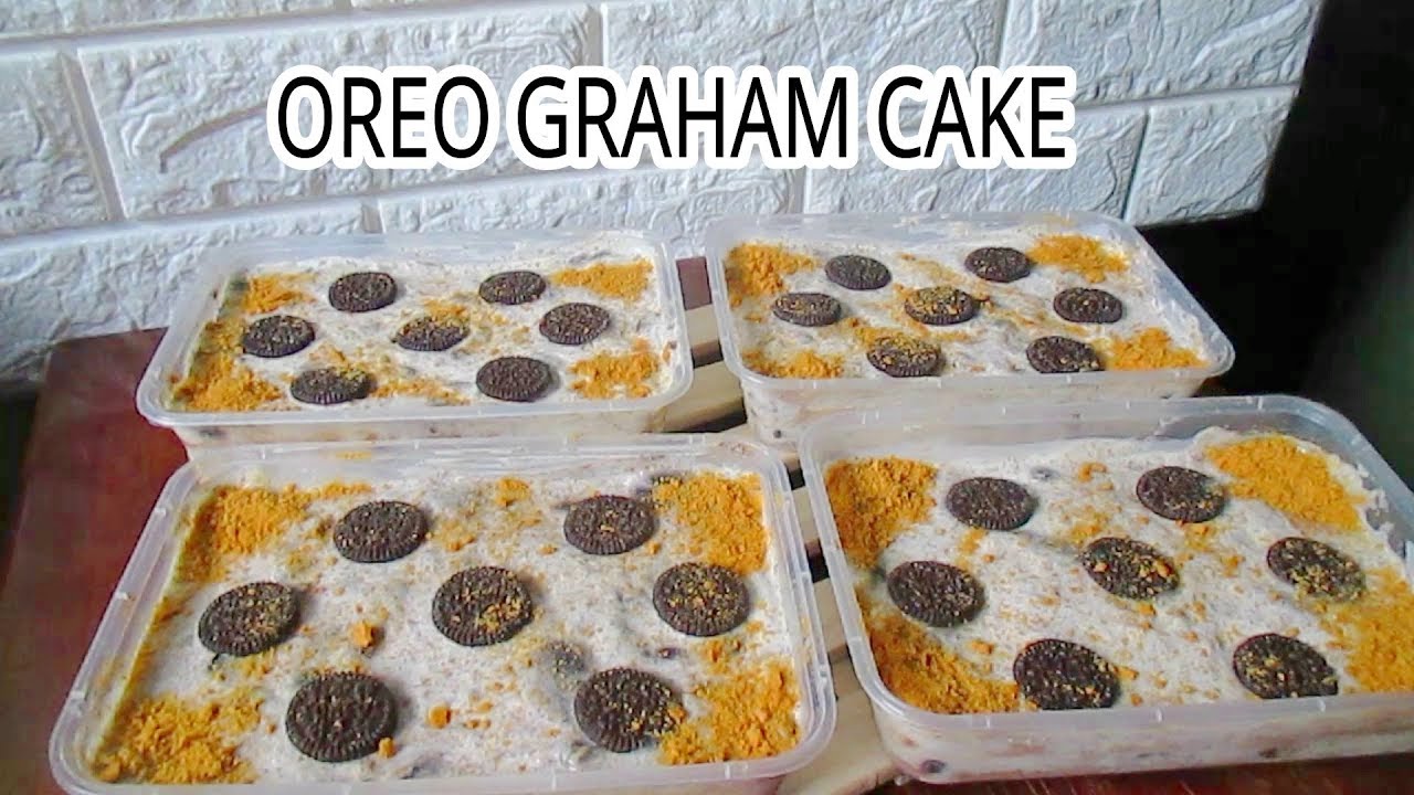 Oreo Graham Cake with Costing I Oreo Graham Float Recipe