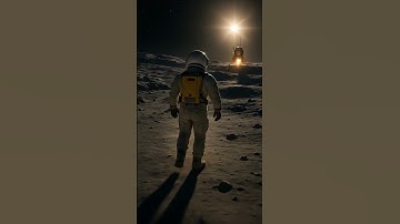 Alone on the Moon – Breathtaking Views from Lunar Frontier 🌕🚀 #space #moonsound #moonwalk