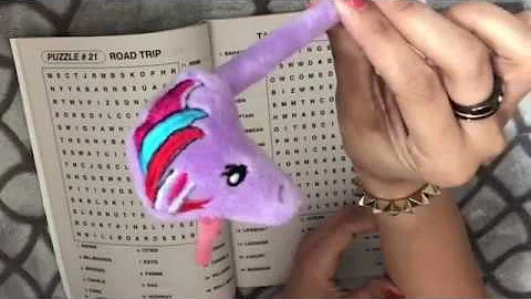 ASMR RELAXING VIDEO Word Search ✍🏼 (Gum Chewing ,Mouth Sounds)