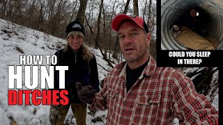 Post-Season Scout - How to Hunt Ditches | Bowhunting Whitetails w/ Bill Winke
