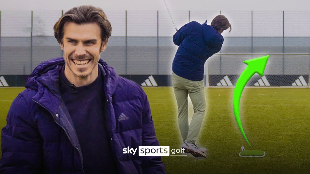 Gareth Bale Hits STUNNING Halfway Crossbar Shot | Bale vs Grant Golf Crossbar Challenge