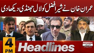 Imran Khan Vs Sher Afzal | News Headlines 04 PM | 24 April 2024 | Pakistan News | Express News