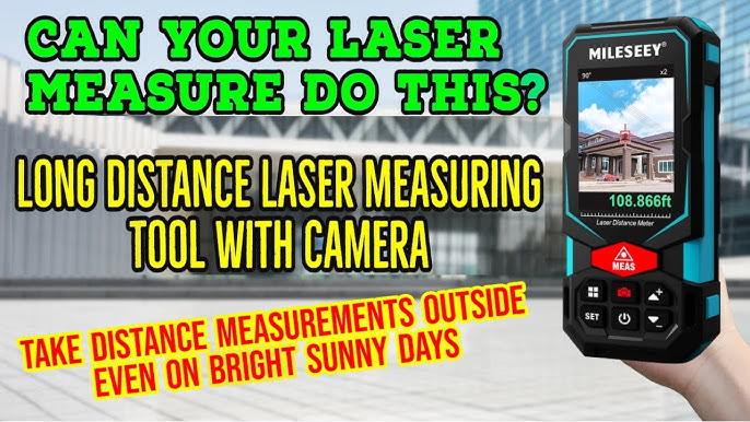 inkersi Télémètre laser numérique 50m, ruban à mesurer, distance
