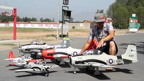 Super Scale T-28 Trojan Flight Review with Pete in HD!
