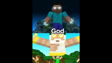 herobrine vs god   who will win