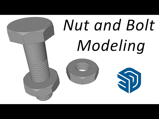 Nut and Bolt Modeling in SketchUp - TutorialsUp class=