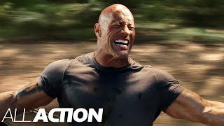 Dwayne Johnson Brings Down a Helicopter | Fast and Furious: Hobbs \& Shaw | All Action